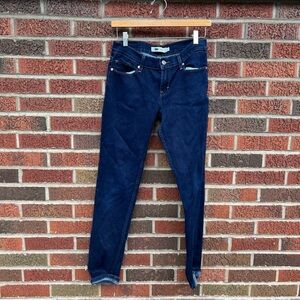 Levi’s Dark Navy Blue High Rise 524 Skinny Denim Jeans